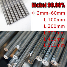 99.9 Pure Nickel Round Bar Rod Ni Alloy 6x100mm Electroplating Nickel Anode Rod
