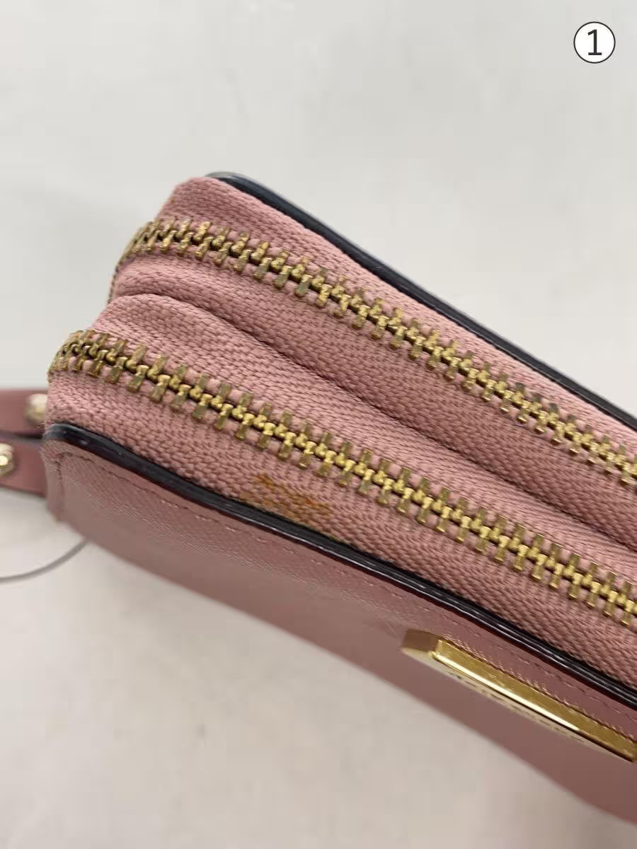 Kate Spade New York Mini Wallet/Coin Case, Leather, Pink, Solid Color, Women's,  thumbnail 7