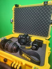 Nikon D90 Camera Package Kit With Case Lenses Flash Charger Strap Near Mint