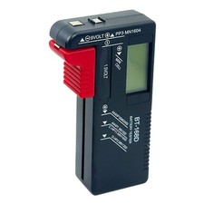 Battery Tester BTFor 168D for AA AAA C D 9V Button Cell For 1.2V For 1.5V for 3v
