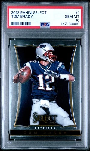 2013 PANINI SELECT #1 TOM BRADY PSA 10