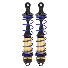 2Pcs 140mm/5.5in Aluminum Alloy RC Car Shock Absorber Strong Durable Dampers ...