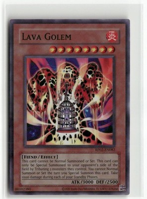 Yugioh Lava Golem RP02-EN082 Super Rare Unlimited NM