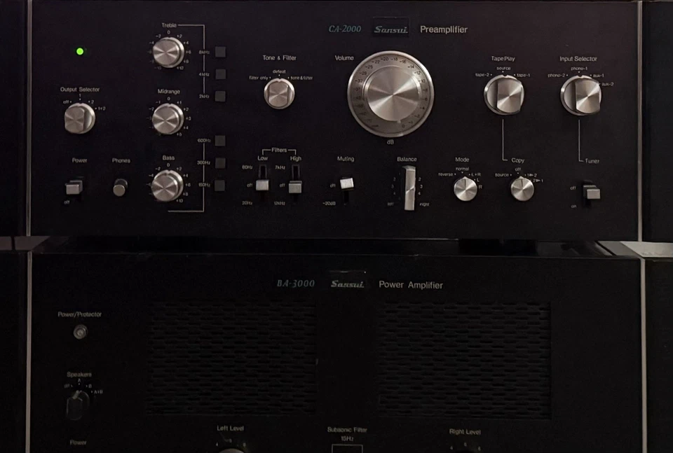 Preamplificador estéreo Sansui CA-2000 Foto 4 de 4