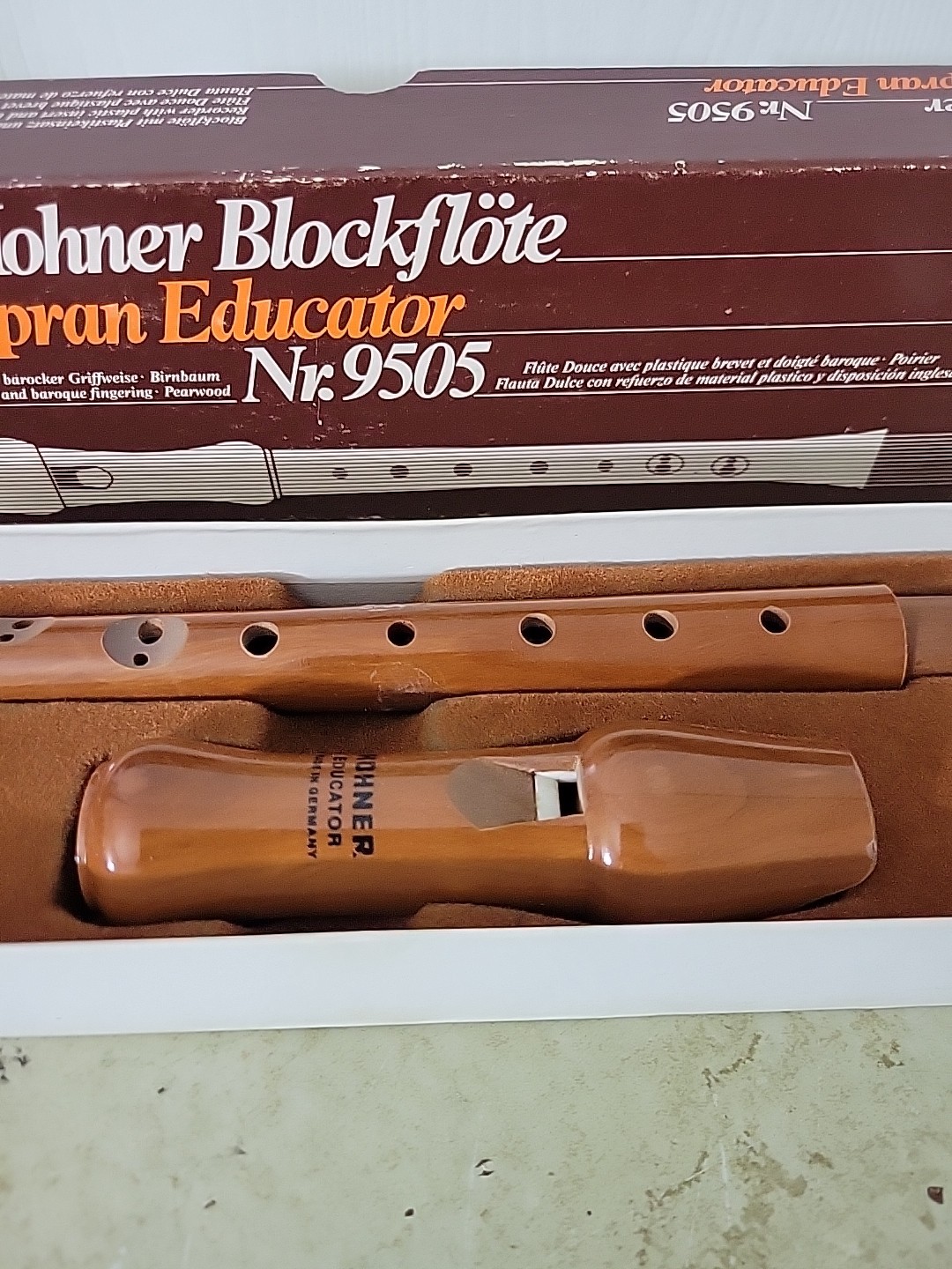 HOHNER BLOCKFLOTE C-SOPRAN EDUCATOR Nr. 9505