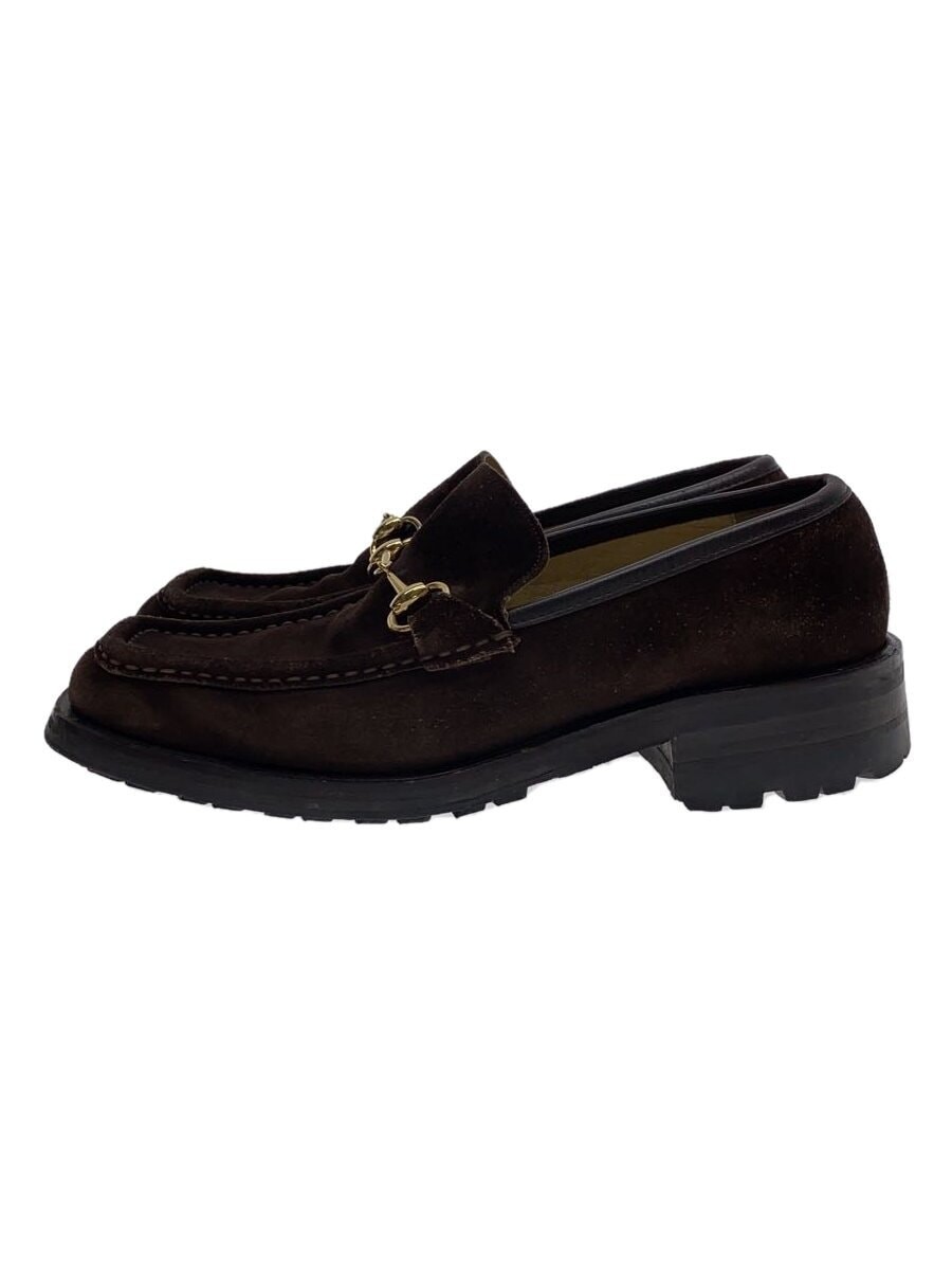 GUCCI Brown Suede Loafers Style 110 0217-image