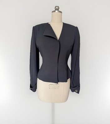 New Elizabetta Franchi black blazer size 42 Or M made in Italy