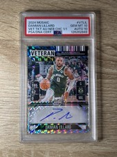 2024-25 Panini Mosaic Damian Lillard Nebhla 1/1 Ticket Auto PSA 10 #VT-LIL