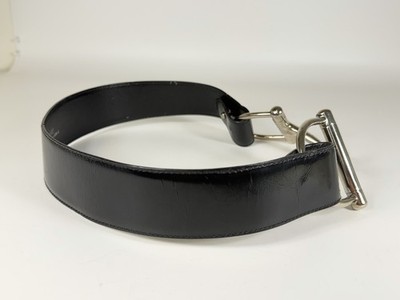 Gucci Vintage Oversized Wide Patent Leather Belt Vintage Gucci Belt, 80s Large GG Buckle, Size 29 - Etsy main image 4