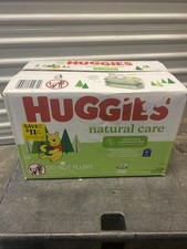 Huggies Natural Care Sensitive Baby Wipes,Hypoallergenic 12 Flip 768 Wipes