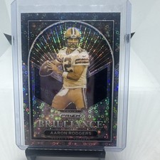 2022 Panini Prizm #B-6 Aaron Rodgers Brilliance No Huddle Disco 
