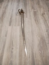 Rare Imperial German Prussian M1852 Saber Sword Etched Westf Train Batt Nr. 7