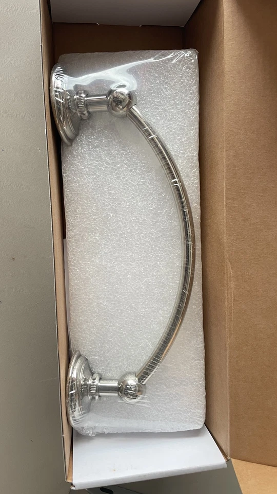 Herrajes de baño Newport de latón 1600-1200/15 - níquel pulido Foto 2 de 4