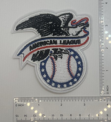 American League Patch Old School MLB 3.75” X 3.75” Iron On - Picture 2 of 2