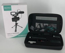 Movo iVlogger Vlogging Kit for iPhone with Mic, Light, Tripod, and More