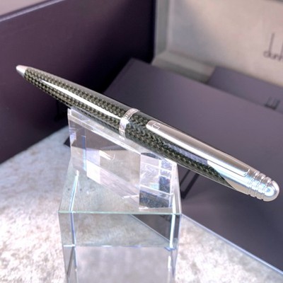 Original Dunhill Kugelschreiber AD1800 seltene Kohlefaser mit Etui & Karte