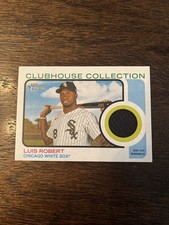2022 Topps Heritage - Clubhouse Collection Relics Luis Robert #CC-LR (MEM) MLB
