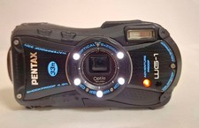 PENTAX OPTIO WG-1 Waterproof Digital Camera 14MP Black Compact Model