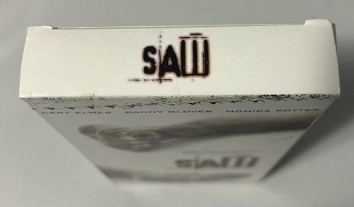 Saw VHS 2004 Lionsgate Cary Elwes Danny Glover James Wan Rare Horror Jigsaw - Picture 6 of 8