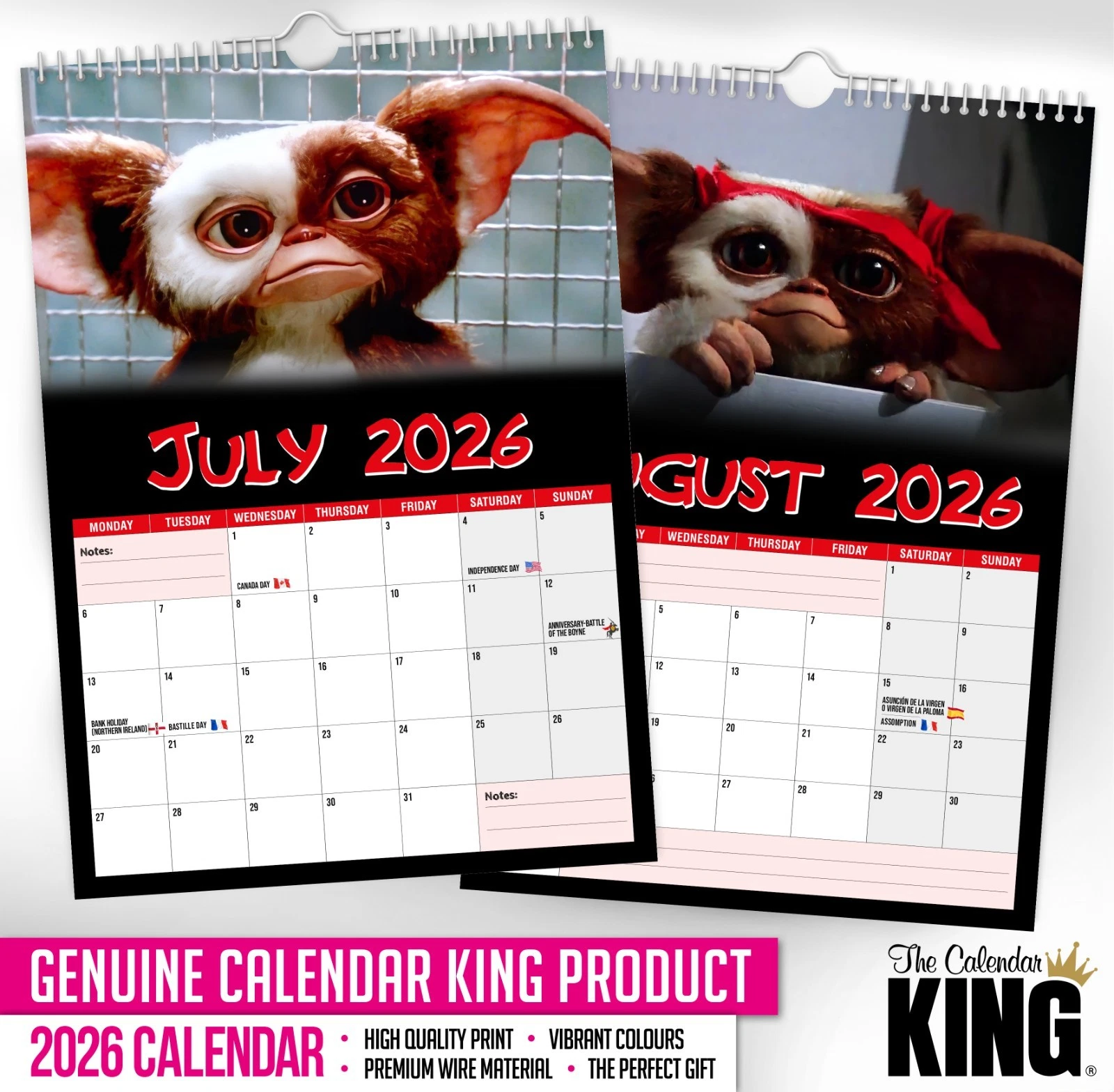 2026 Calendar - Gizmo - Funny - Quirky - Christmas - Birthday