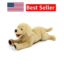 21-Inch Golden Retriever Stuffed Animal - Eco-Friendly Lifelike Design