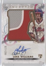 2022 Topps Inception /125 Luke Williams #IAJP-LW Jumbo Patch Auto 5m1