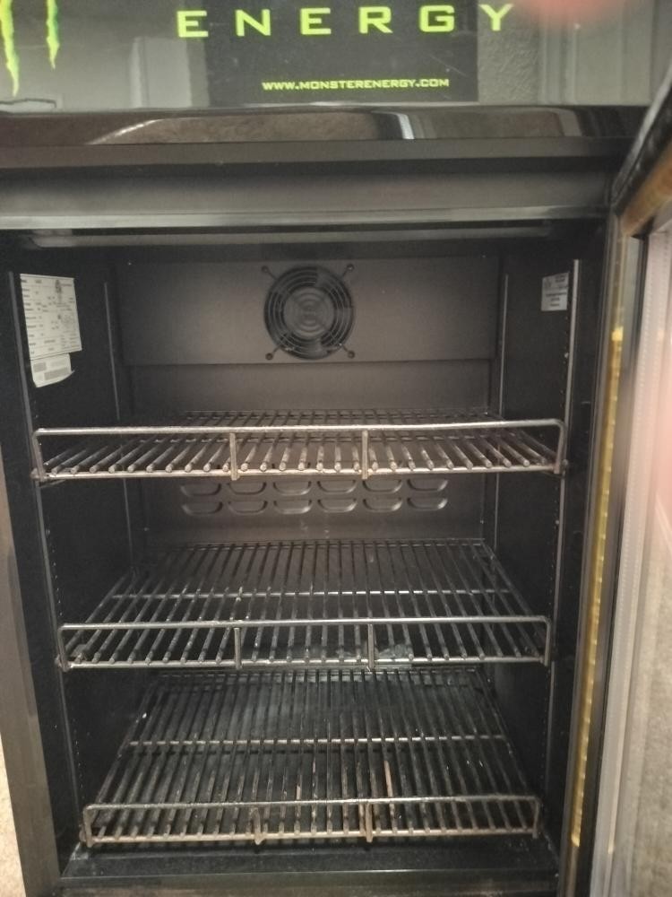 Monster Energy Mini Fridge Cooler Commercial Needs Freon But