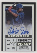 2017 Panini Contenders Draft Picks Prospect Ticket 19/99 Chris Seise Auto 1s6