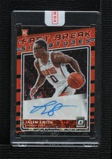 2020-21 Donruss Optic Fast Break Signatures Black Prizm 1/1 Jalen Smith Auto lz7