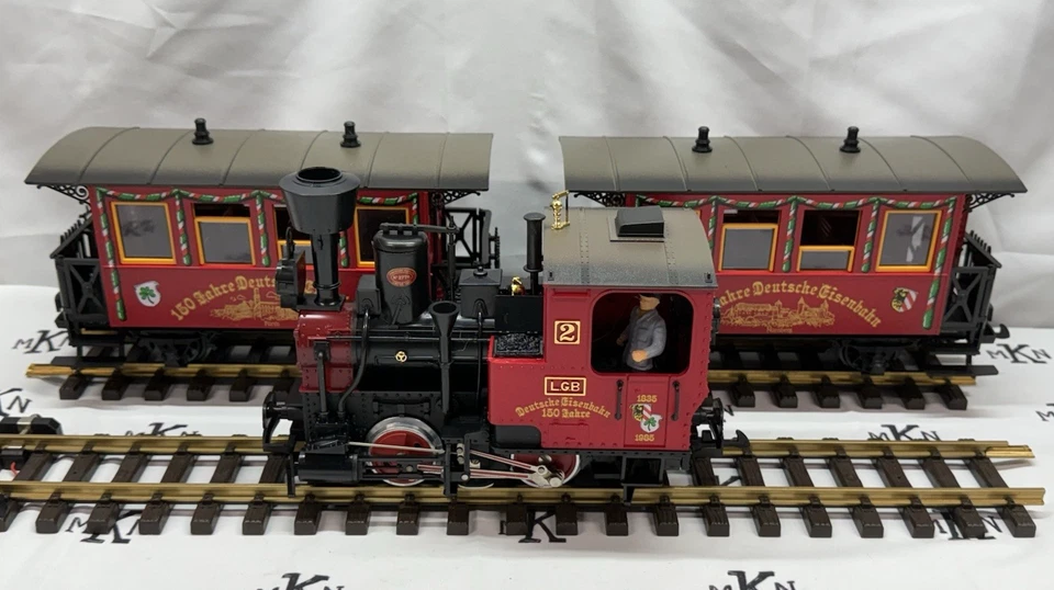 LGB 20150 150 Year Anniversary German Railroads Train Starter Set G Scale - Image 2 of 4