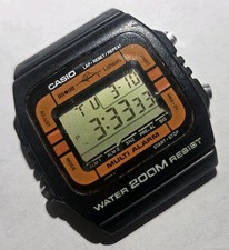 CASIO DW200 Vintage 1983 Multi Alarm Read