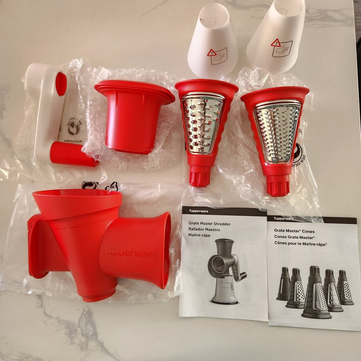 Tupperware MMスターターセット New Tupperware FusionMaster Grate Master Shredder Without Base +2