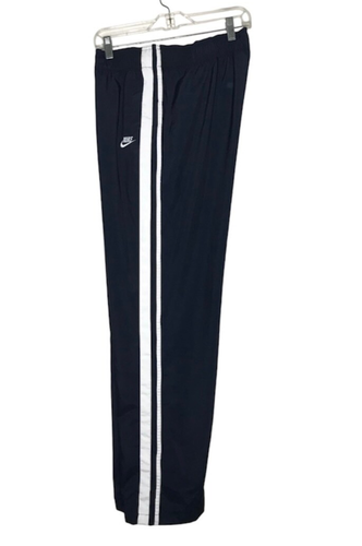 Vintage Nike Track Pants Women's XL Blue White Zip Pocket Swoosh Y2K NWT - Picture 4 of 14