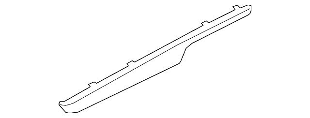 Moldura de recubrimiento de puerta para Porsche Macan 2019-2024 (P/N 95B-867-061-R-OT1)