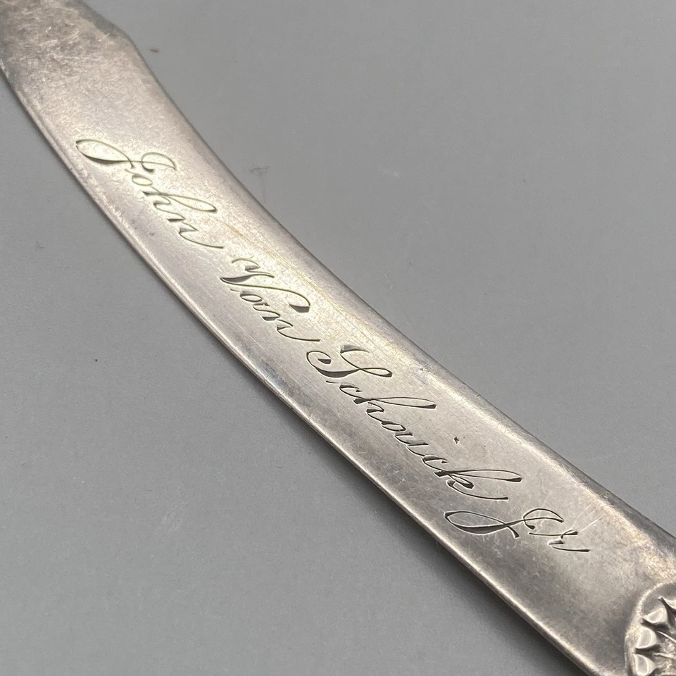 Cortador de papel Whiting Imperial Queen plata esterlina 5,75" abrecartas 13 g nombre Foto 4 de 4