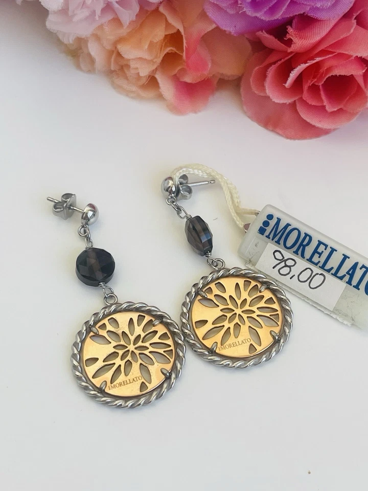 Orecchini Morellato Pendenti Collezione Flower Con Pietre - Immagine 4 di 4