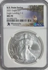 2021 Eagle Silver ASE 1oz .999 MS70 NGC US States Series Minnesota