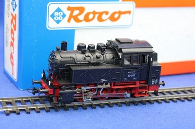 Roco 43209 Spur H0 DR Dampflok BR 80 023 in schwarz/sehr guter Zustand/OVP