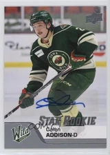 2020-21 Upper Deck AHL Star Rookies Auto Calen Addison #173 Auto