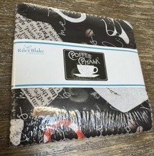 Charm Pack 5" Stacker 42pc Riley Blake "Coffee Chalk" by J Wecker Frisch