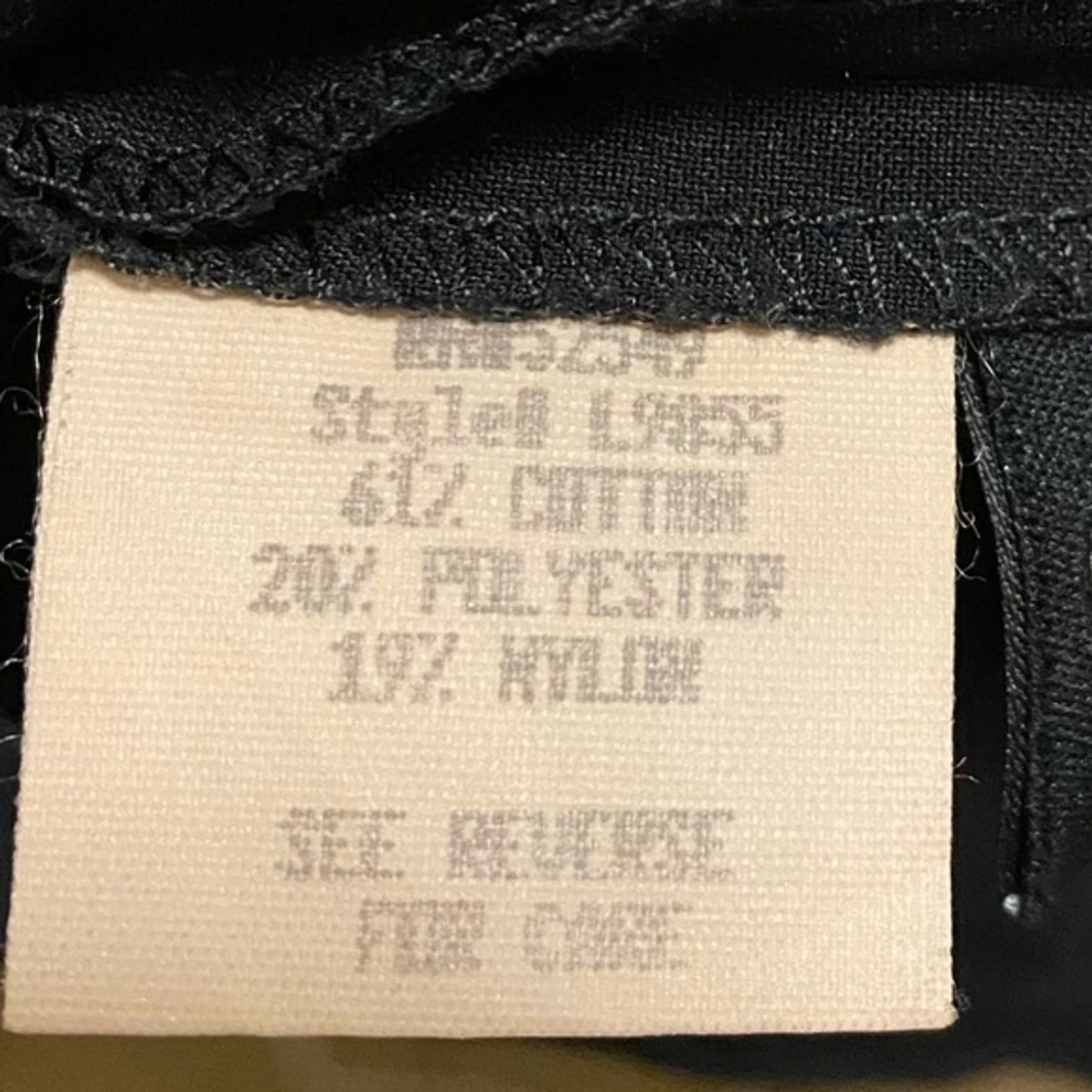 VETEMENTS Abito nero senza maniche Lavandry By Shelli Segal collo a V taglia 2