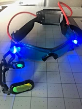 Wild Planet Spy Gear Night Vision Glasses/Goggles Light Up Blue Lenses Working