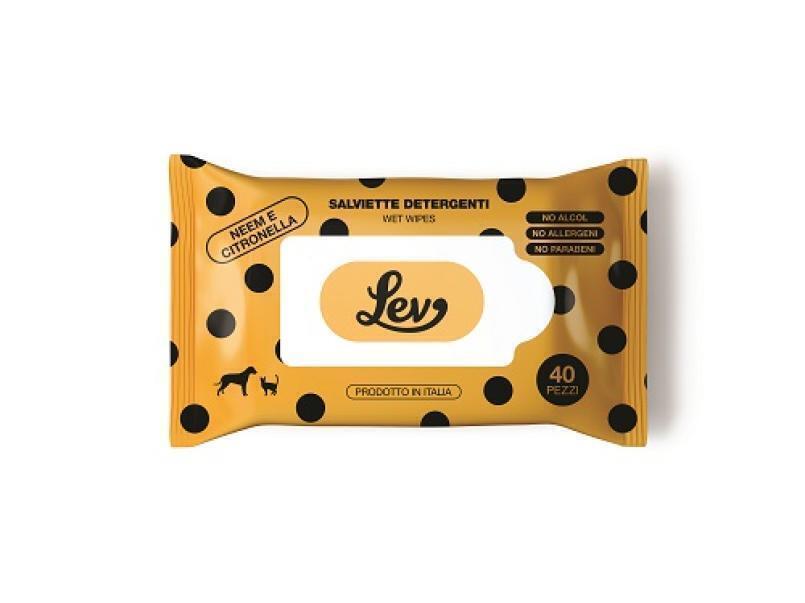 SALVIETTE LEV OLIO DI NEEM. 40PZ