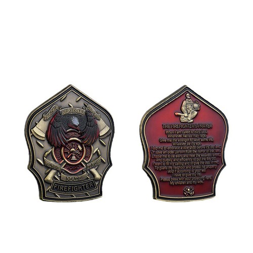 Firefighter 911 Fire Dept 343 Fallen Hero Challenge Coin Commemorative Coin - Picture 3 of 8
