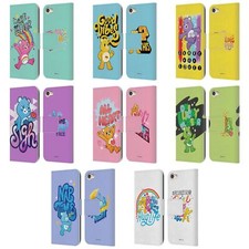 OFFICIAL CARE BEARS GRAPHICS LEATHER BOOK CASE FOR APPLE iPOD TOUCH MP3