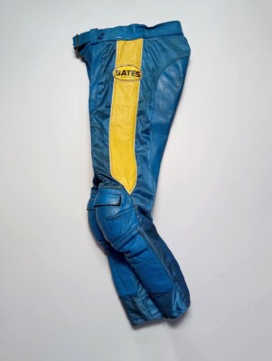 Vintage Bates Leather Motocross Supercross Pants Size 28 '80s | eBay
