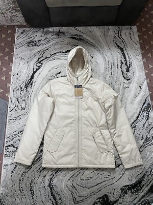 The North Face Auburn Hoodie Jacket Coat Cream BNWT Size