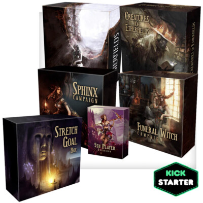 Etherfields + Thorn Knight Dream Master Gameplay All-In Kickstarter Pledge Spiel