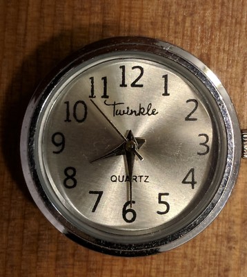 Twinkle Quartz Watch Time piece for Silicone band or other Similar Band 