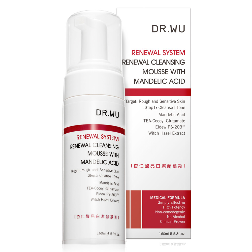 Dr. Wu Renewal Cleansing Mousse With Mandelic Acid 160ml